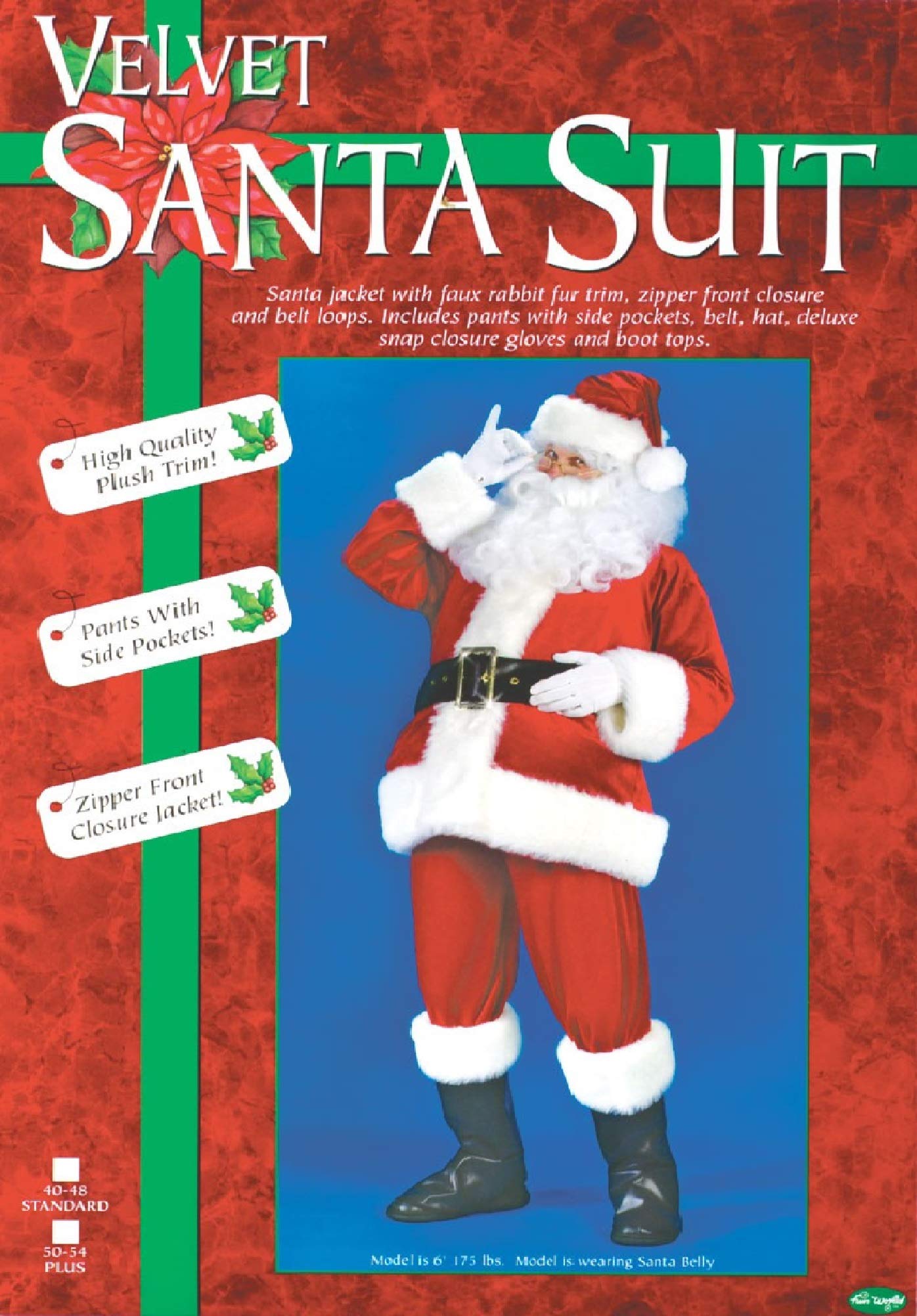 Amazon.com: Fun World Velvet Santa Suit Plus Size : Clothing